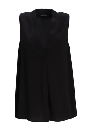 Armani Exchange V-neck sleeveless top - Black