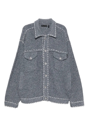 FIVE CM knitted jacket - Blue