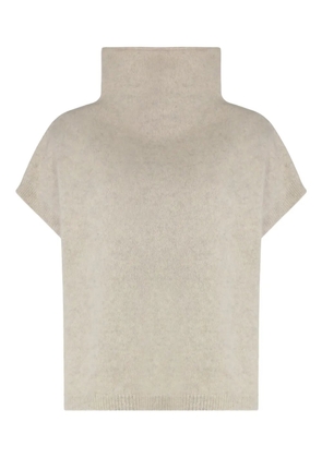 P.A.R.O.S.H. ribbed high-neck wool sweater - Neutrals