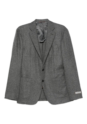 Canali textured two-button jacket - Grey
