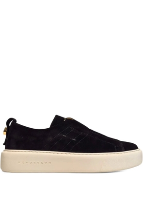 Henderson Baracco slip-on suede sneakers - Black