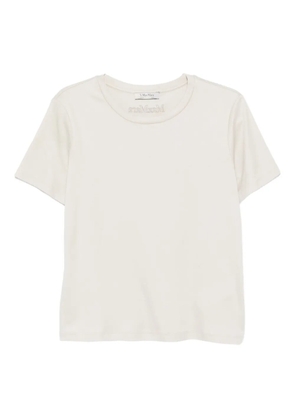'S Max Mara crew-neck logo-embroidered T-shirt - White