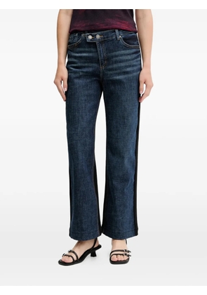 Desigual logo detail trousers - Blue