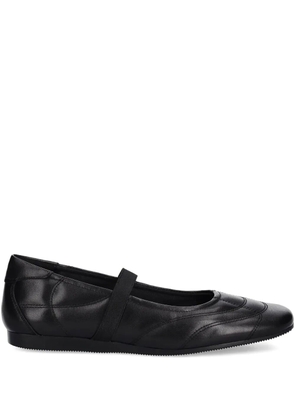 VAGABOND Hillary quilted elastic-strap ballet flats - Black