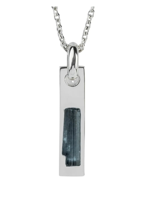 Parts of Four Plate tourmaline necklace - Silver