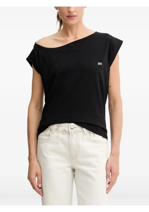 Miss Sixty off-shoulder T-shirt - Black