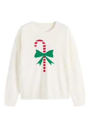 Chinti & Parker candy-cane sweater - Neutrals