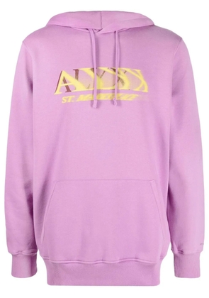 1017 ALYX 9SM logo-print drawstring hoodie - Pink
