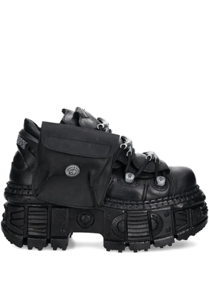 NEW ROCK pocket-detail platform sneakers - Black