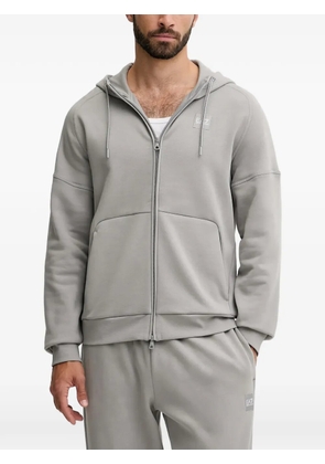 Ea7 Emporio Armani logo-detail tracksuit - Grey