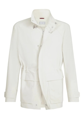 Brunello Cucinelli bonded nylon field jacket - Neutrals