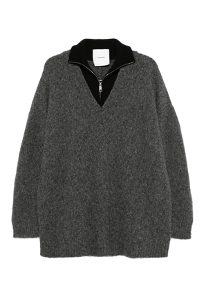 Nanushka zip-up sweater - Grey