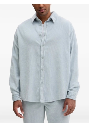 American Vintage corduroy button shirt - Blue