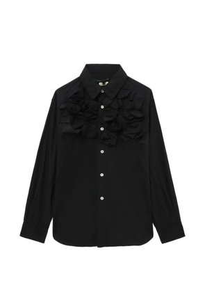 Comme Des Garçons Comme Des Garçons floral button-down shirt - Black