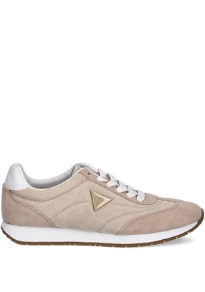 GUESS USA suede leather sneakers - Neutrals