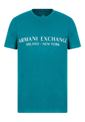 Armani Exchange logo-print T-shirt - Blue