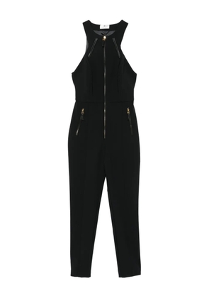 Elisabetta Franchi zip-front halterneck jumpsuit - Black