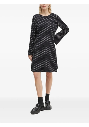 Marc O'Polo polka-dot flared dress - Black