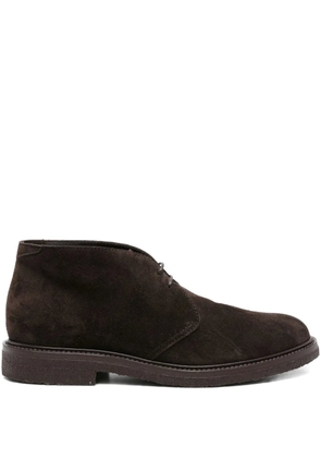 Henderson Baracco suede lace-up boots - Brown