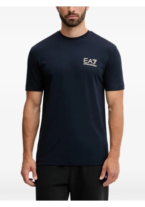 Ea7 Emporio Armani logo-detail short-sleeve T-shirt - Blue