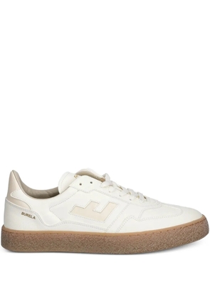 Flamingos Burela Bold logo-patch panelled sneakers - White