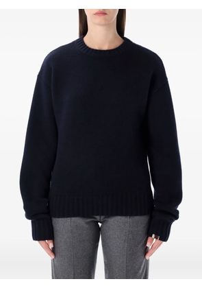extreme cashmere long-sleeve ribbed sweater - Blue