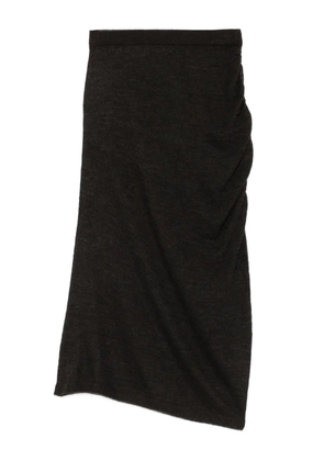 Soeur tube-ruched skirt - Brown