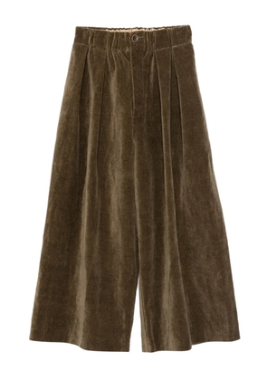 Uma Wang wide-leg cropped trousers - UW240 MUSTARD