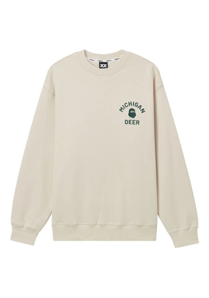 FINGERCROXX cotton sweatshirt - Neutrals