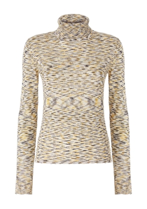 Missoni patterned high-neck top - Yellow