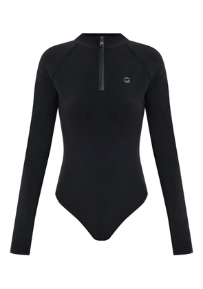 Coperni zip-neck long-sleeve bodysuit - Black