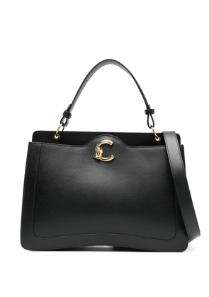 Coccinelle leather top-handle tote bag - Black