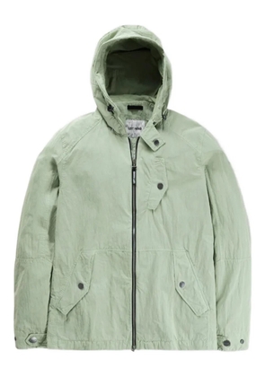 Left Hand hooded zip-front jacket - Green