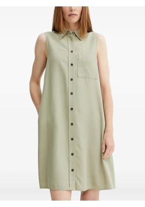 Marc O'Polo button-fastening mini dress - Green