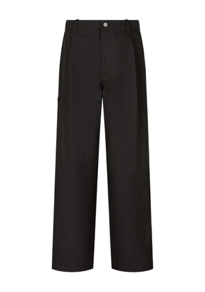 TOMBOY pleated cargo trousers - Black