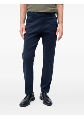 BOSS cotton chino trousers - Blue
