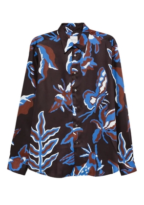 Paul Smith geometric-print shirt - Brown