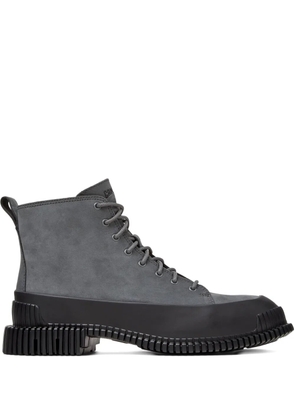 Camper Pix lace-up combat boots - Grey
