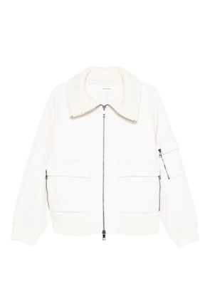 P.A.R.O.S.H. zip-front patch-pocket jacket - White