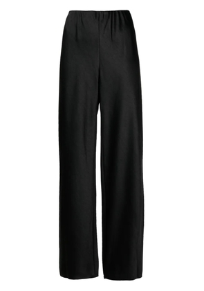 Vince straight-leg satin trousers - Black