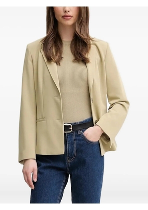 Sisley notched-lapel button blazer - Green