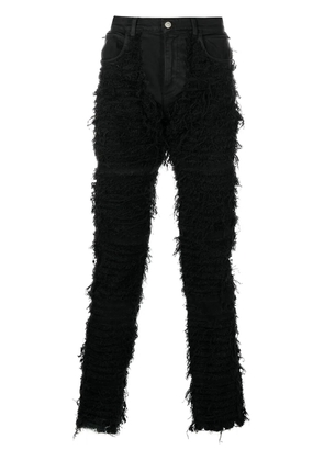 1017 ALYX 9SM textured cotton trousers - Black