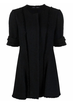 Proenza Schouler raw edge tweed jacket - Black