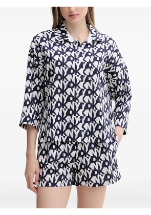DKNY logo-print pajamas - White