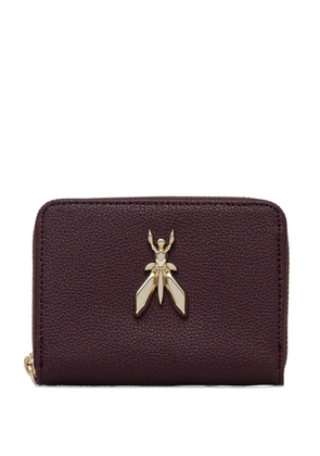 Patrizia Pepe Fly-plaque zipped wallet - Purple