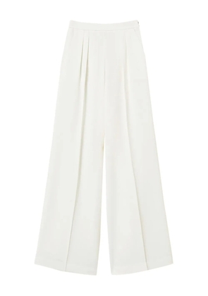 TWINSET pleated palazzo trousers - White
