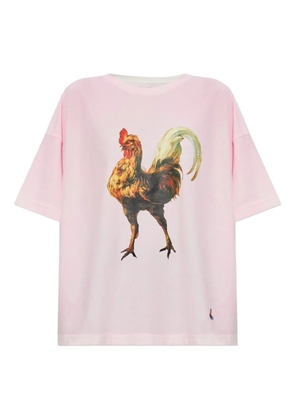 Vivienne Westwood rooster-print T-shirt - Pink