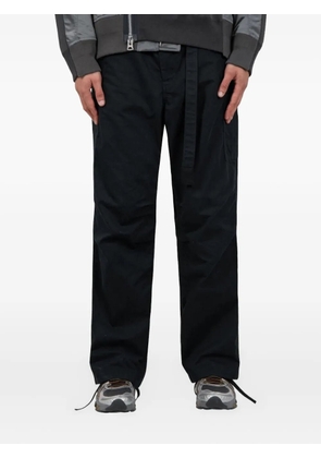 sacai ripstop cargo trousers - Black