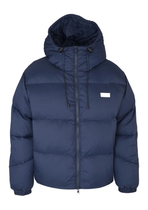 MSGM hooded down jacket - Blue