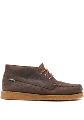 Sebago leather boat shoes - Brown